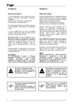 Предварительный просмотр 6 страницы SIP Opticut 260F Instruction For Work