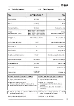 Предварительный просмотр 21 страницы SIP Opticut 260F Instruction For Work