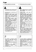 Предварительный просмотр 38 страницы SIP Opticut 260F Instruction For Work