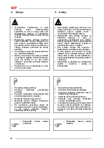 Предварительный просмотр 46 страницы SIP OPTICUT DISC 220 F ALP Instruction For Work