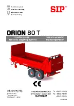 SIP ORION 100 T Instruction For Work preview