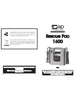 Preview for 1 page of SIP rescue pac 1600 Instruction Manual