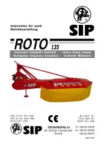 SIP ROTO 135 Instruction For Work preview