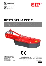 Предварительный просмотр 1 страницы SIP ROTO DRUM 220 S Instruction For Work