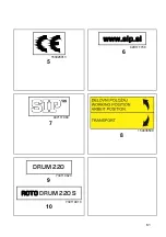 Предварительный просмотр 63 страницы SIP ROTO DRUM 220 S Instruction For Work