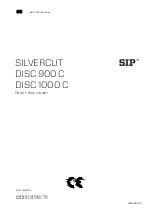 Preview for 93 page of SIP SILVERCUT DISC 1000 C Instruction For Work