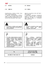 Preview for 40 page of SIP SILVERCUT DISC 300 S Instruction For Work