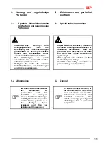 Preview for 125 page of SIP SILVERCUT DISC 300 S Instruction For Work