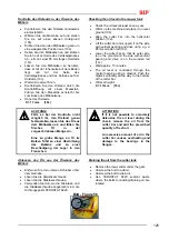 Preview for 139 page of SIP SILVERCUT DISC 300 S Instruction For Work