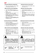 Preview for 140 page of SIP SILVERCUT DISC 300 S Instruction For Work