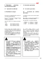 Preview for 275 page of SIP SILVERCUT DISC 300 S Instruction For Work