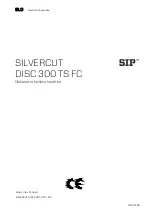 Предварительный просмотр 1 страницы SIP SILVERCUT DISC 300 TS FC Instruction For Work