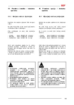 Preview for 79 page of SIP SILVERCUT DISC 340 F FC Instruction For Work