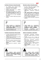 Предварительный просмотр 53 страницы SIP SILVERCUT DISC 900 C Instruction For Work