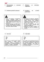 Предварительный просмотр 214 страницы SIP SILVERCUT DISC 900 C Instruction For Work