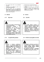 Предварительный просмотр 265 страницы SIP SILVERCUT DISC 900 C Instruction For Work