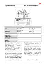 Preview for 239 page of SIP SPIDER 1500/14 T Instruction For Work