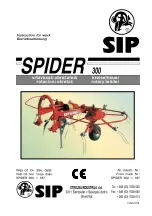 SIP SPIDER 300 Instruction For Work preview