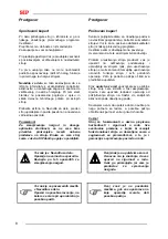 Preview for 12 page of SIP SPIDER 350/4 ALP Instruction For Work