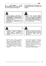 Preview for 119 page of SIP SPIDER 350/4 ALP Instruction For Work