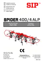 SIP SPIDER 400/4 ALP Instruction For Work preview