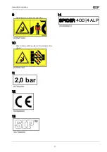 Предварительный просмотр 12 страницы SIP SPIDER 400/4 ALP Instruction For Work