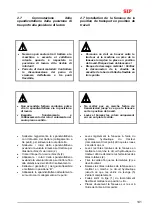 Preview for 145 page of SIP SPIDER 600/6 ALP Instruction For Work