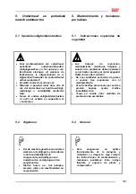 Предварительный просмотр 187 страницы SIP SPIDER 815/8 HS Instruction For Work