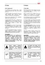 Preview for 119 page of SIP SPIDER 815/8 T Instruction For Work