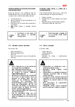 Preview for 207 page of SIP SPIDER 815/8 T Instruction For Work