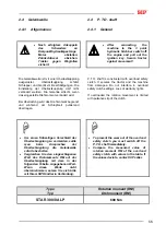 Предварительный просмотр 61 страницы SIP STAR 300/8 ALP Instruction For Work