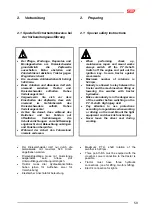 Предварительный просмотр 73 страницы SIP STAR 600/20 T Instruction For Work