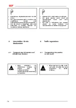 Предварительный просмотр 92 страницы SIP STAR 600/20 T Instruction For Work