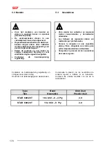 Предварительный просмотр 184 страницы SIP STAR 600/20 T Instruction For Work