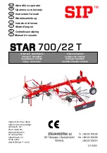 Preview for 1 page of SIP STAR 700/22 T Instruction For Work