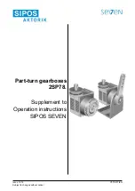 SIPOS SEVEN 2SP781 Operation Instructions Manual предпросмотр