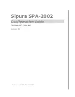 Sipura Technology SPA-2002 Configuration Manual preview