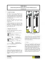 Preview for 1 page of Siqura CCM 1010 User Manual