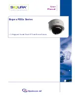 Siqura FD2x Series User Manual preview