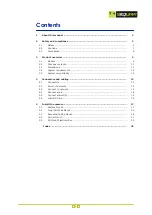 Preview for 3 page of Siqura FD820M1IR Installation Manual