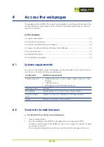 Preview for 14 page of Siqura HSD820 Series User Manual