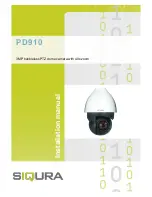 Siqura PD910 Installation Manual preview