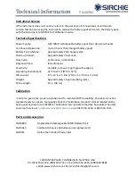 Preview for 5 page of SIRCHIE CGD8800X Technical Information