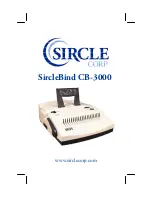 Sircle SircleBind CB-3000 Product Manual preview