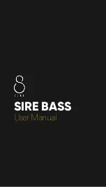 SIRE Marcus Miller Bass Guitar User Manual preview