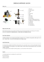 Предварительный просмотр 3 страницы Sirena JMNA Instruction Manual