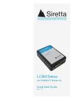 SIRETTA LC300 Series Quick Start Manual preview