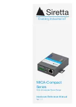 SIRETTA MICA-Compact LTE Hardware Reference Manual preview