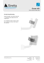 Preview for 4 page of SIRETTA Oscar 421 Mounting Manual