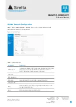 Предварительный просмотр 9 страницы SIRETTA QUARTZ-COMPACT Series Software Manual